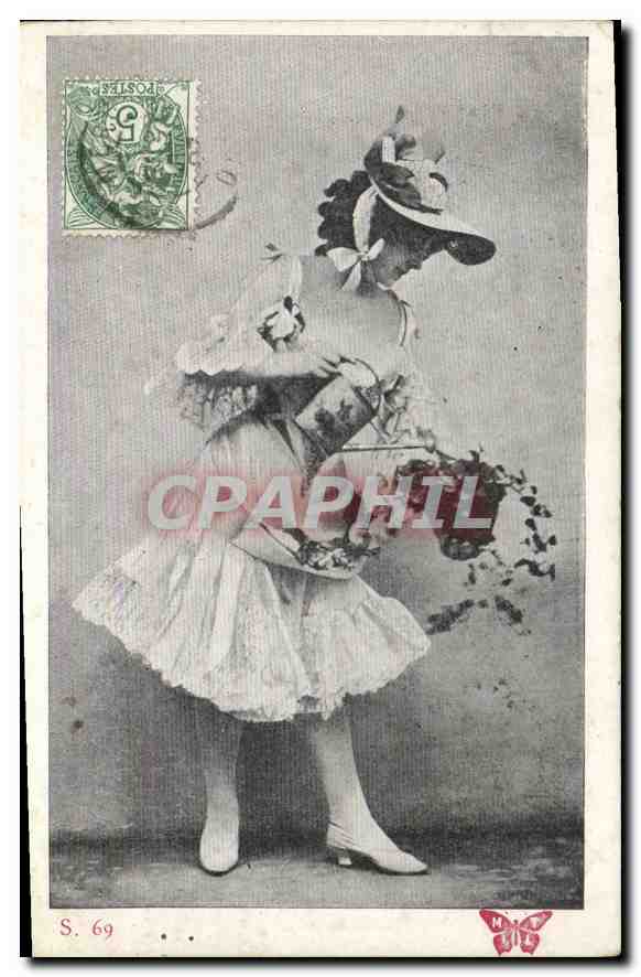 CPA Fantaisie Femme