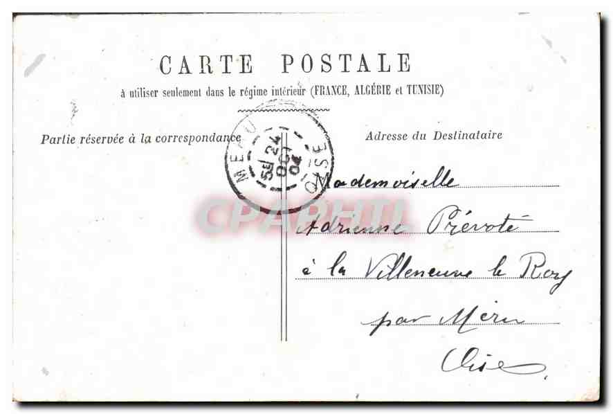 CPA Paris La Gare Montparnasse  — Rückseite