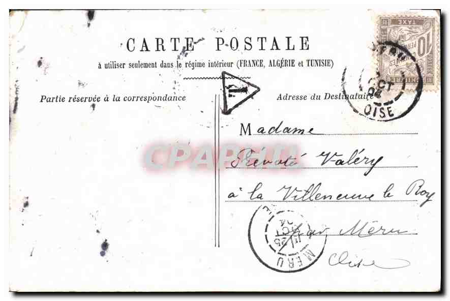 CPA La Gare St Lazare Paris  — Rückseite