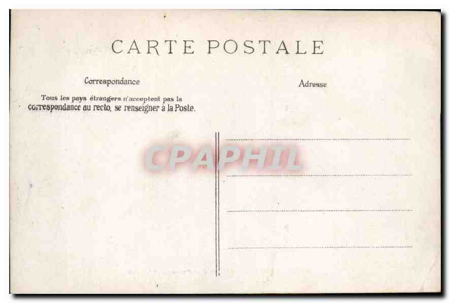 CPA Paris Avenue des Champs Elysees  — Rückseite