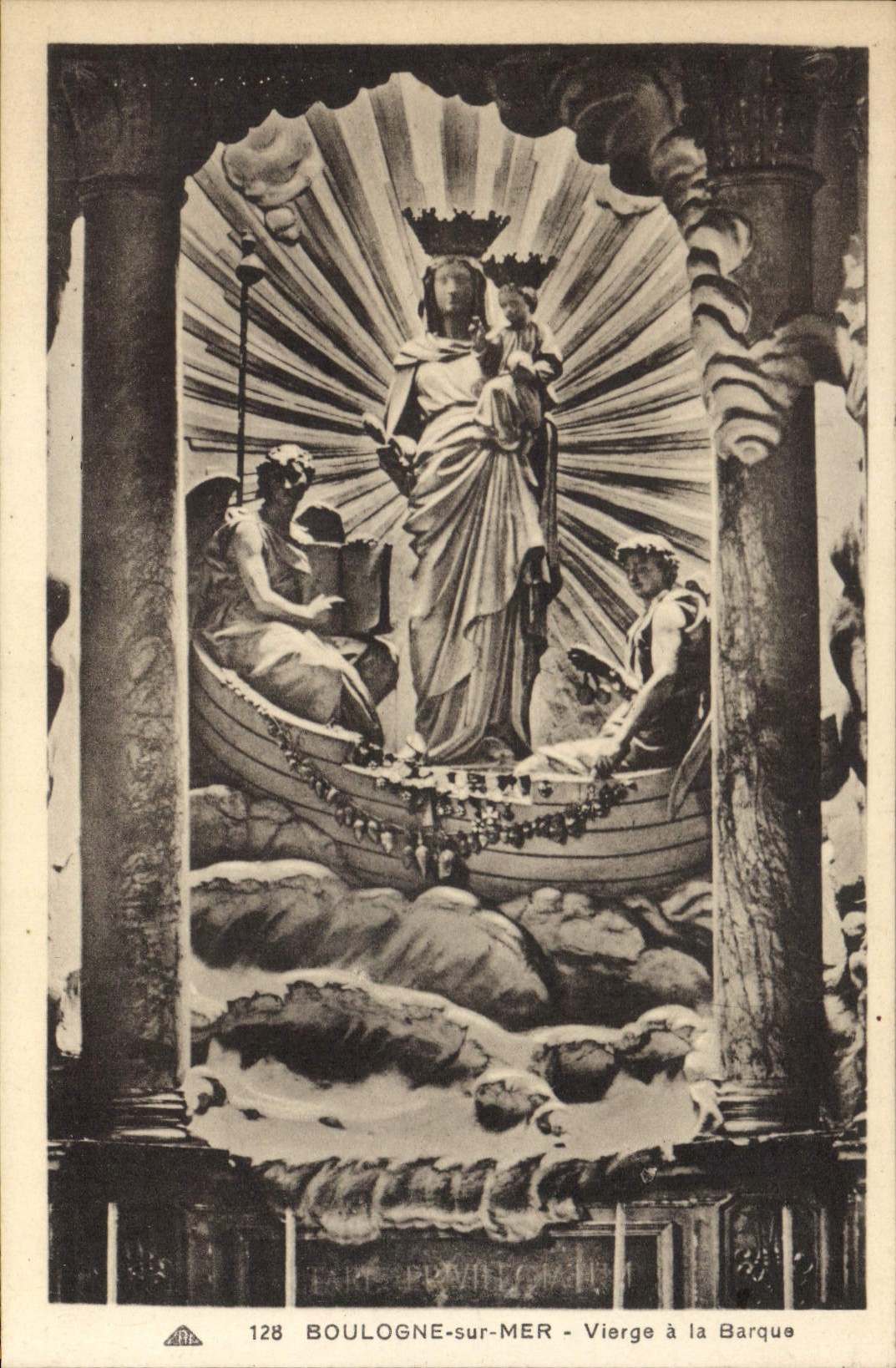 BOULOGNE-sur-MER - Virgen en la Barca