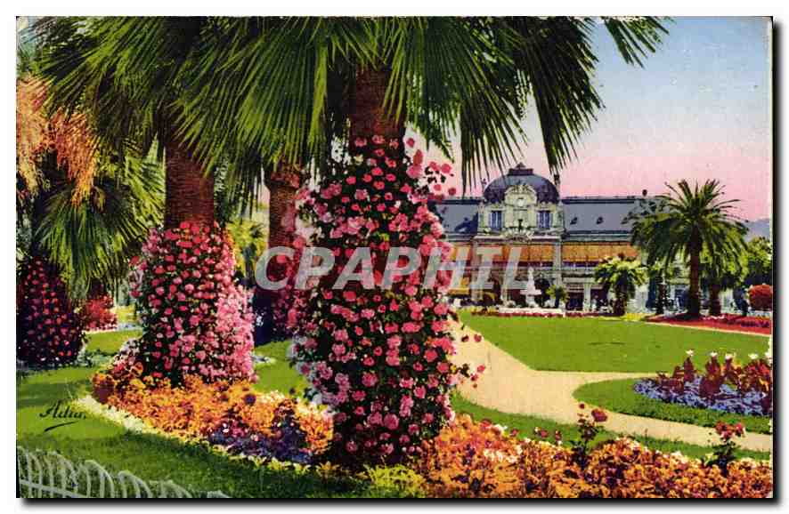 CPA Nice Le Jardin du Roi Albert et le Casino Municipal 