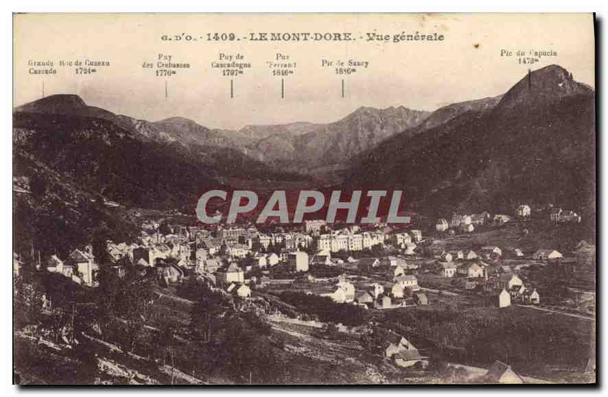 CPA Le Mont Dore Vue generale 