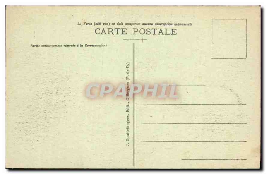 CPA Le Mont Dore Vue generale  — Verso