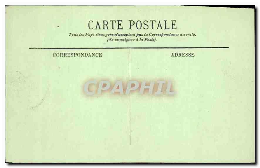 CPA Route du Ballon d'Alsace Fort et Ballon de Servance  — Rückseite
