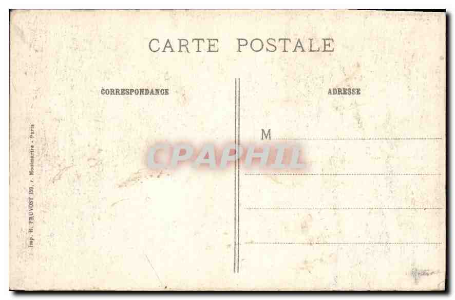 CPA La Guerre 1914 15 16 En Champagne Bombe non eclatee a la Ferme d'Alger apres le bombardement  — Rückseite