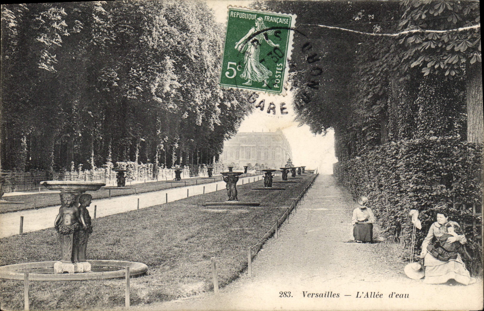 Versailles — L'Allée d'eau — J. Bellamy, n°283