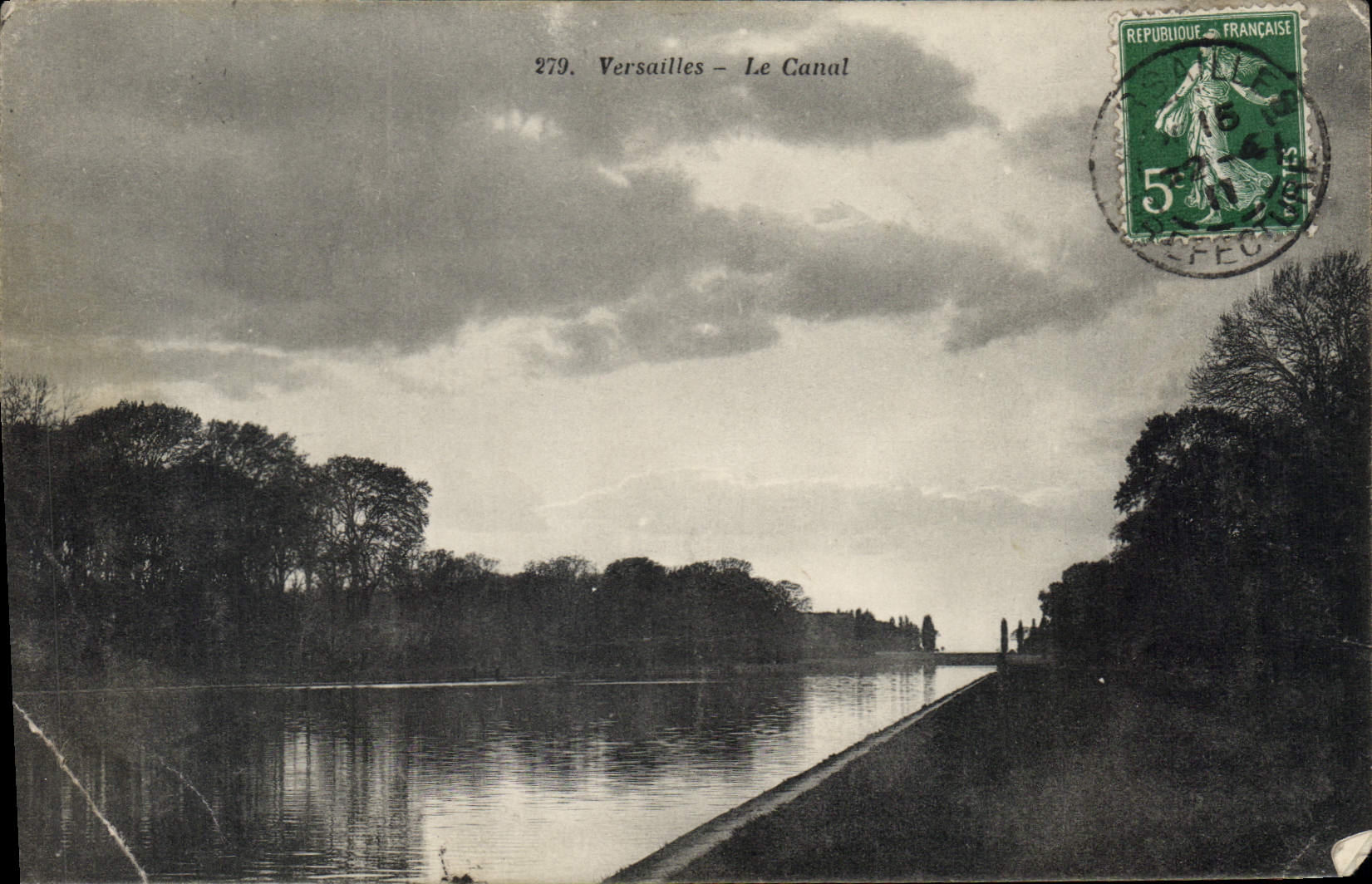 CPA Versailles Le Canal 