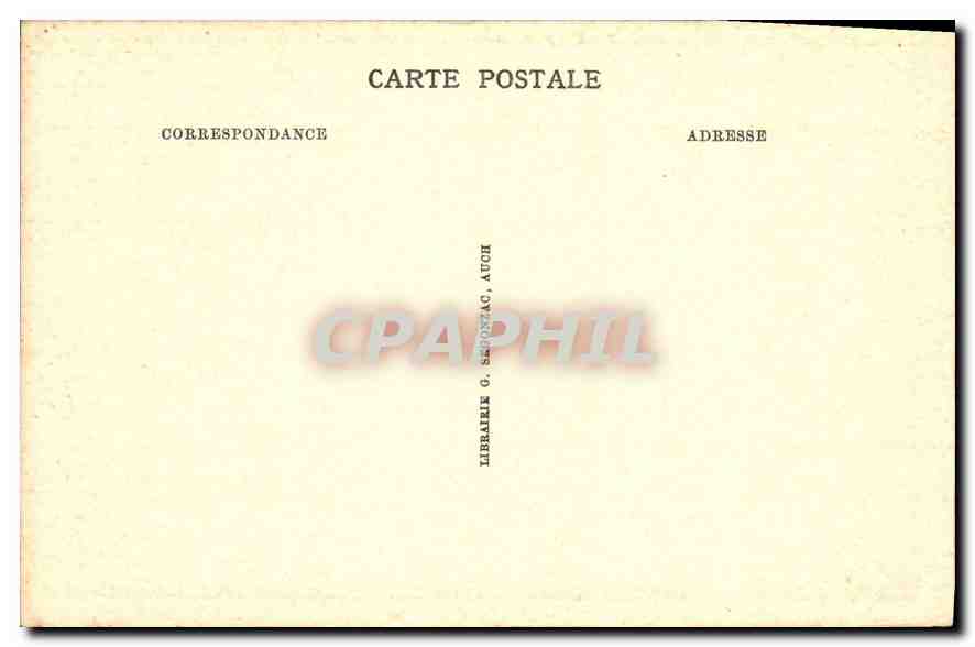 CPA Auch Basilique Sainte Marie Porte sud  — Rückseite