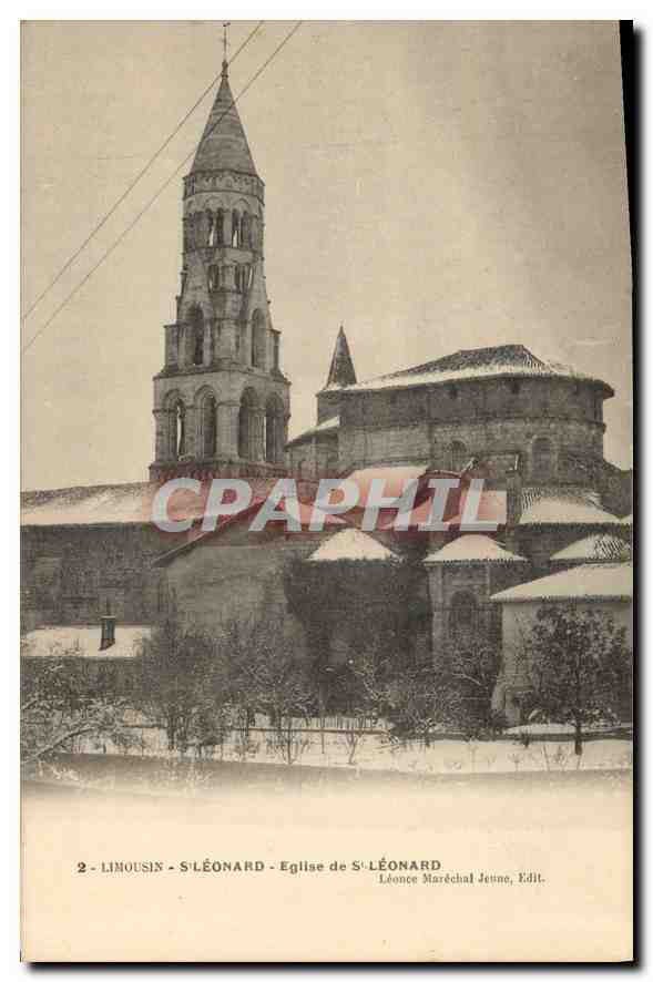 CPA Limousin S Leonard Eglise de S Leonard 