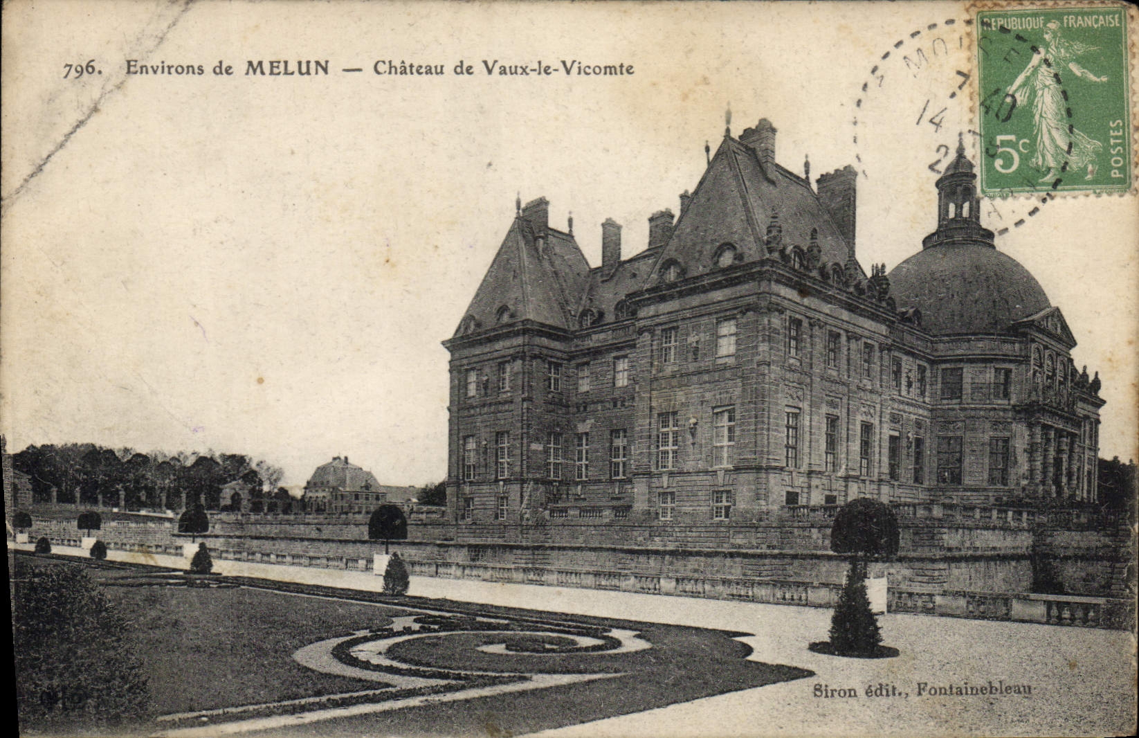 CPA Environs de Melun Chateau de Vaux le Vicomte 