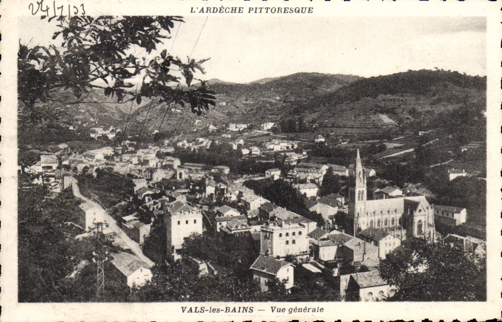 Vals-les-Bains — Vue générale — L'Ardèche pittoresque