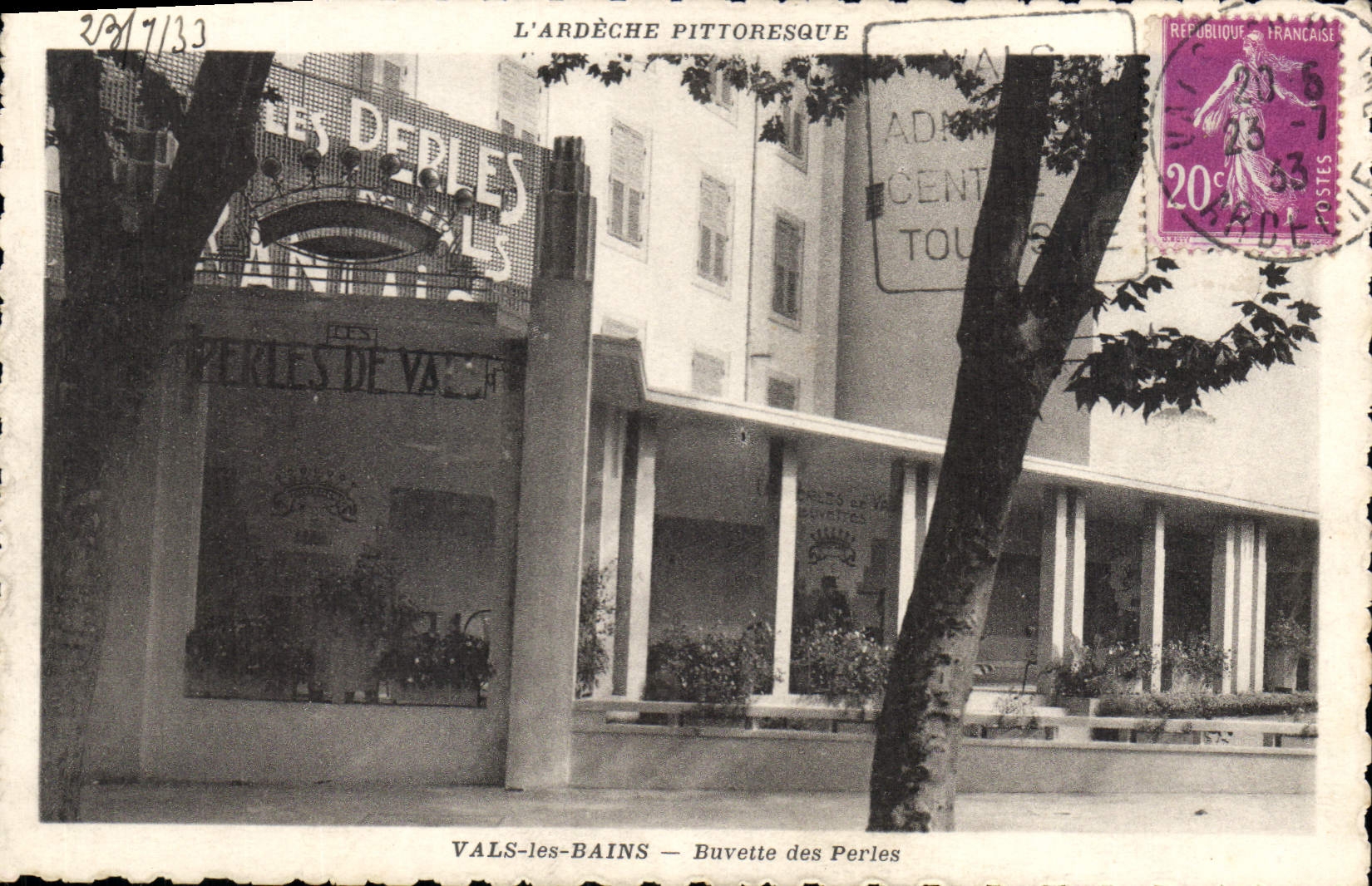 Vals-les-Bains — Buvette des Perles — L'Ardèche pittoresque
