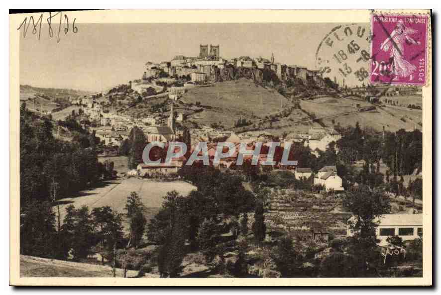 CPA Saint Flour Cantal Vue generale 