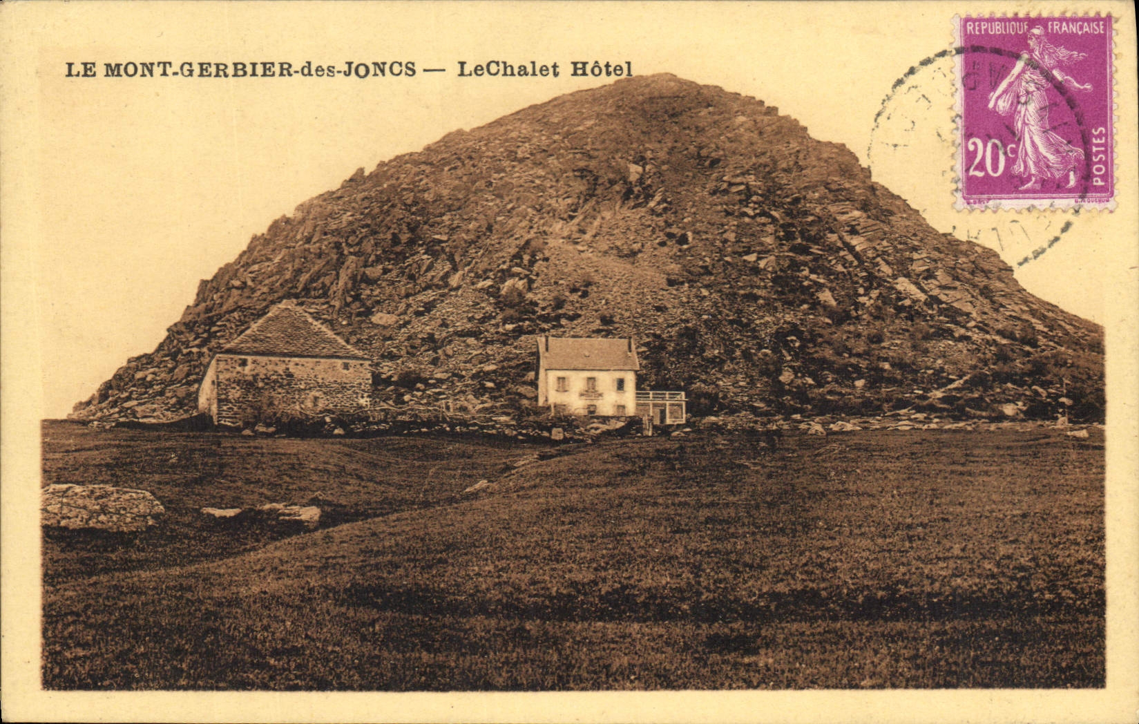 CPA Le Mont Gerbier des Joncs LeChalet Hotel 