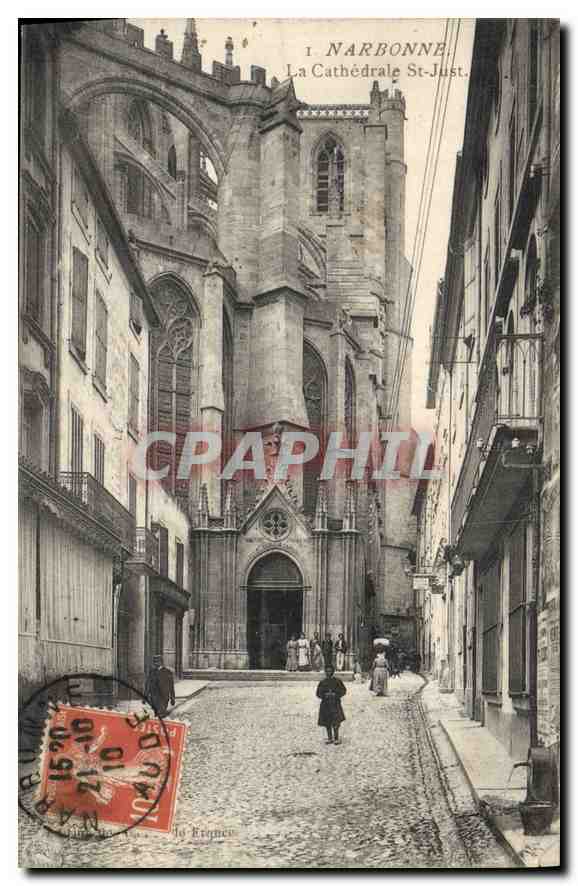 CPA Narbonne La Cathedrale St Just 