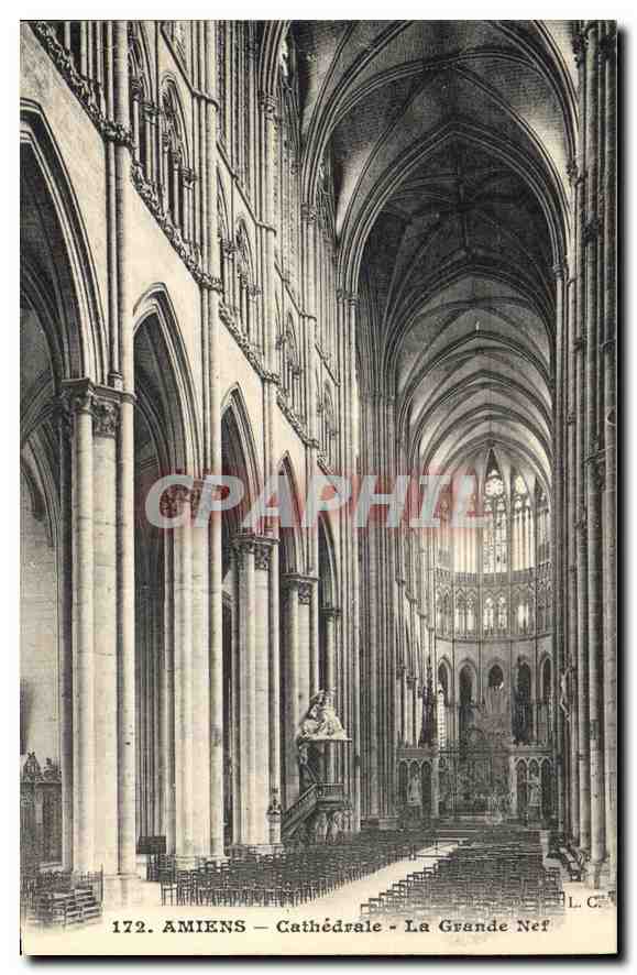 CPA Amiens Cathedrale La Grande Neuf 