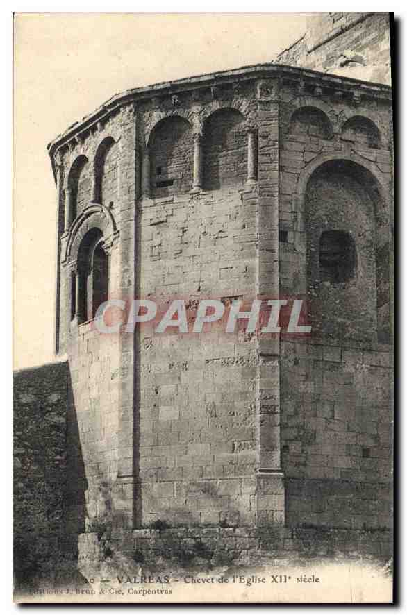 CPA Valreas Chever de l'Eglise XII siecle 