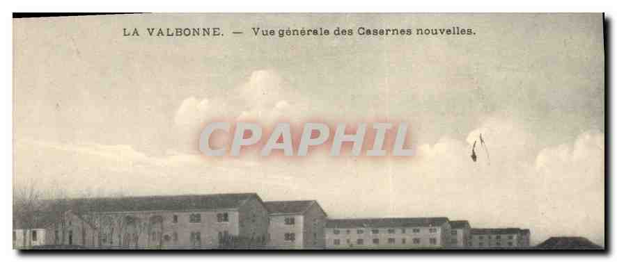 CPA La Valbonne Vue generale des Casernes nouvelles Militaria