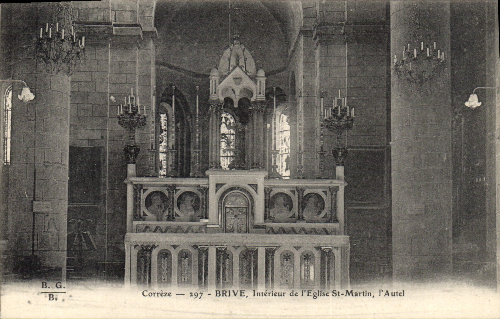 CPA Correze Brive Interieur de l'Eglise St Martin l'Autel 