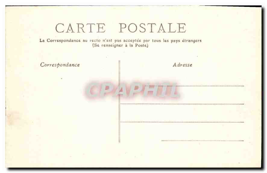 CPA Correze Brive Interieur de l'Eglise St Martin l'Autel  — Rückseite