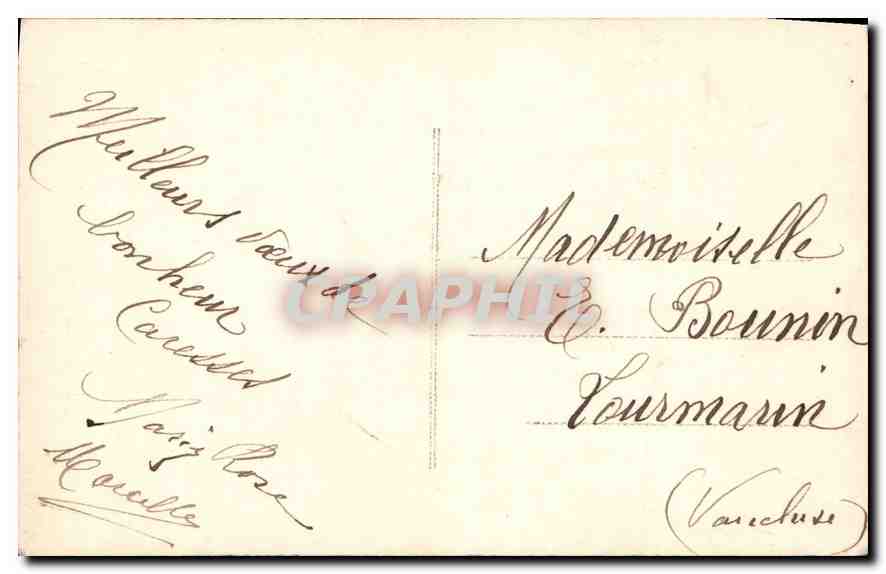CPA Heureuse Annee Enfant Papillon — Rückseite