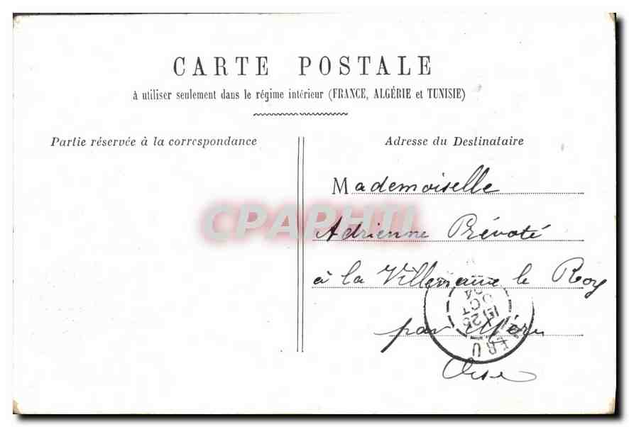 CPA Paris La Colonne Vendome  — Rückseite