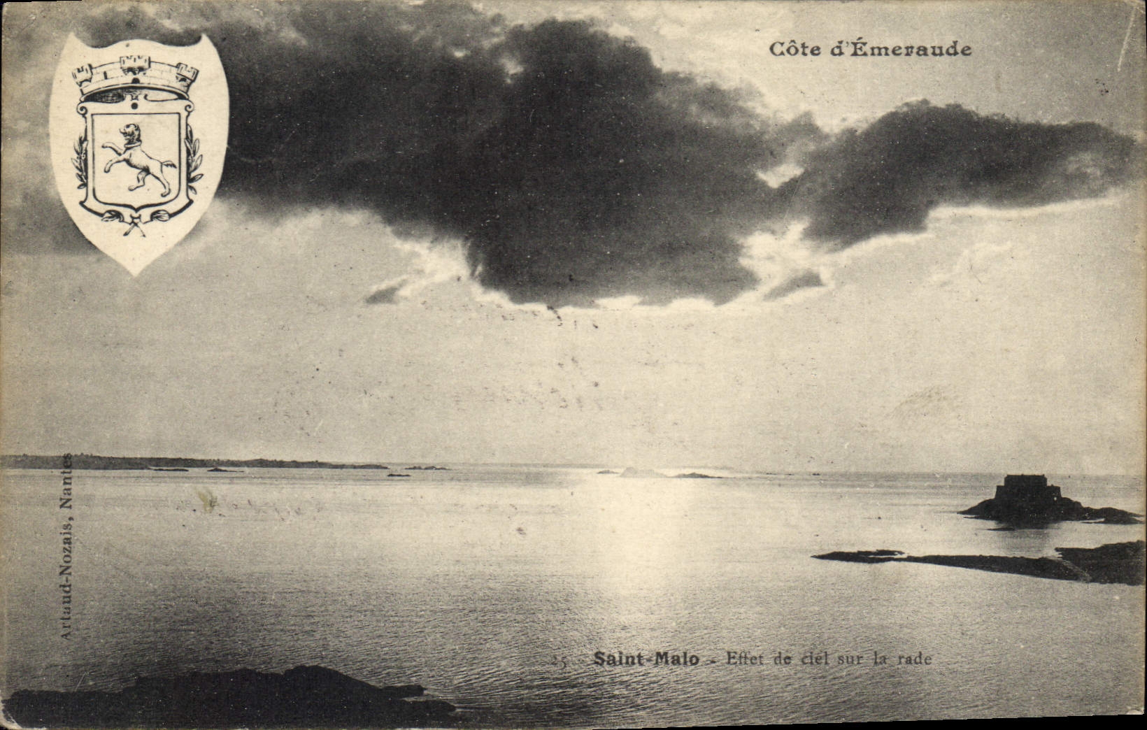 Saint-Malo - Côte d'Émeraude - Effet de ciel sur la rade