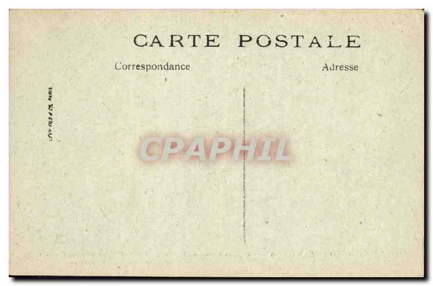 CPA Foret de Compiegne Ruines de Saint Pierre en Chastres  — Back