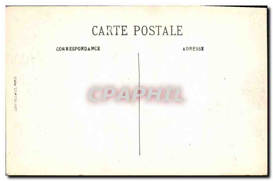Fontainebleau — Les Trois Mansolées — N. G. — Verso