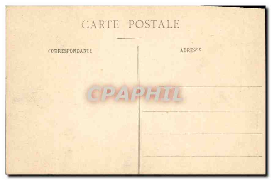 Wald von Fontainebleau — Felswand des Mont Ussy — unbekannter Verlag — Rückseite