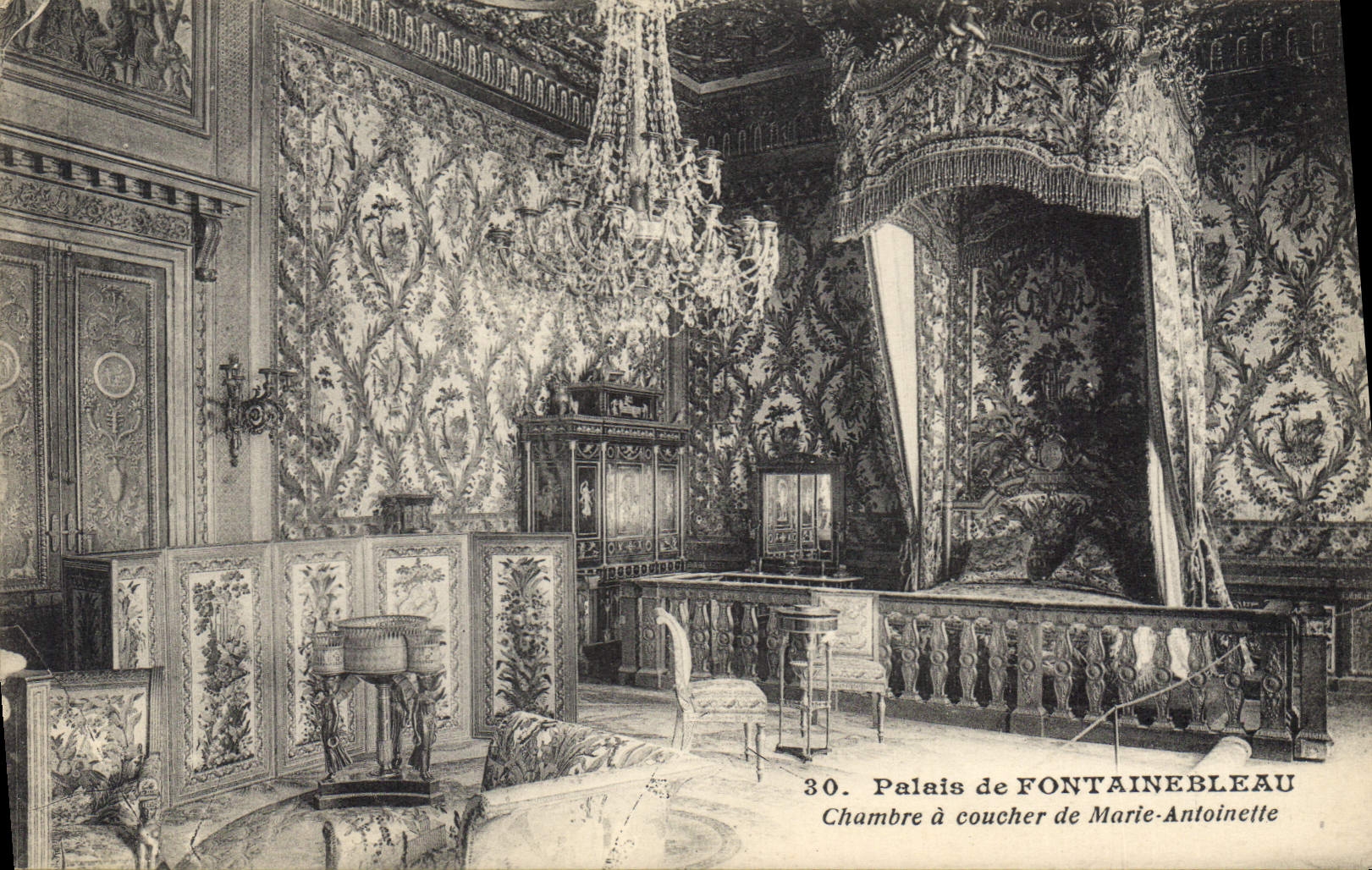 Chambre à coucher de Marie-Antoinette — Palais de Fontainebleau — n°30