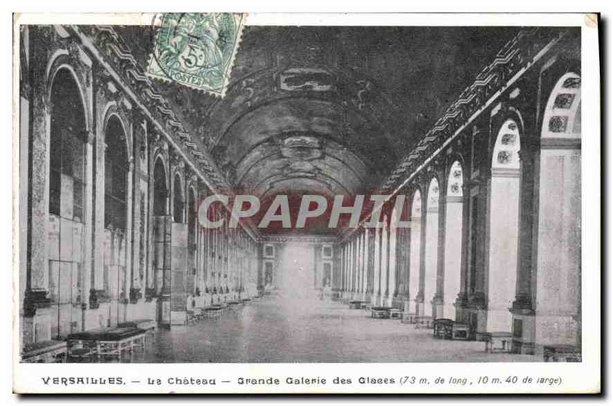 CPA Versailles Grande Galerie des Glaces 