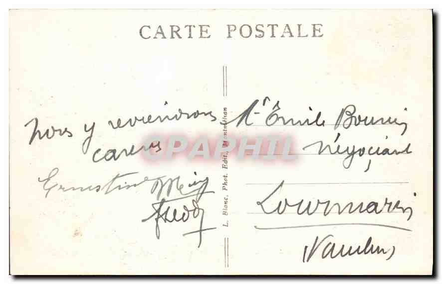 CPA Chambery Vue generale et Nivolet  — Rückseite