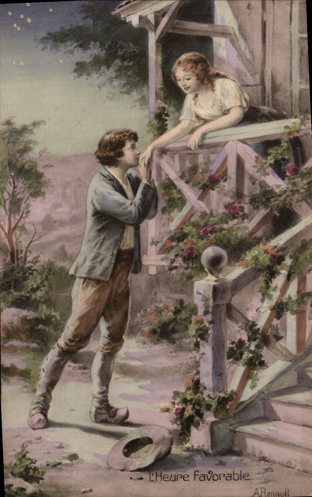 CPA Fantaisie Femme