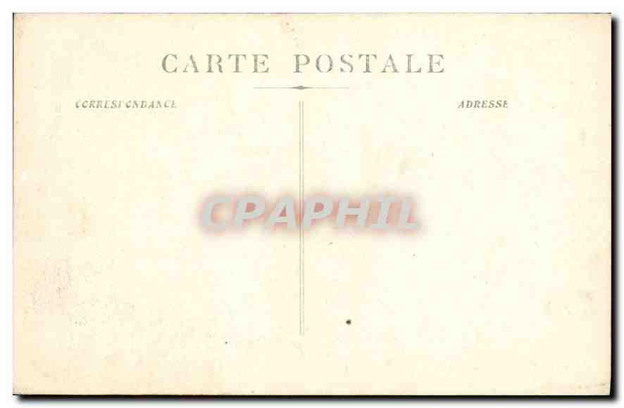 CPA Marseille Le Chateau d'If  — Rückseite
