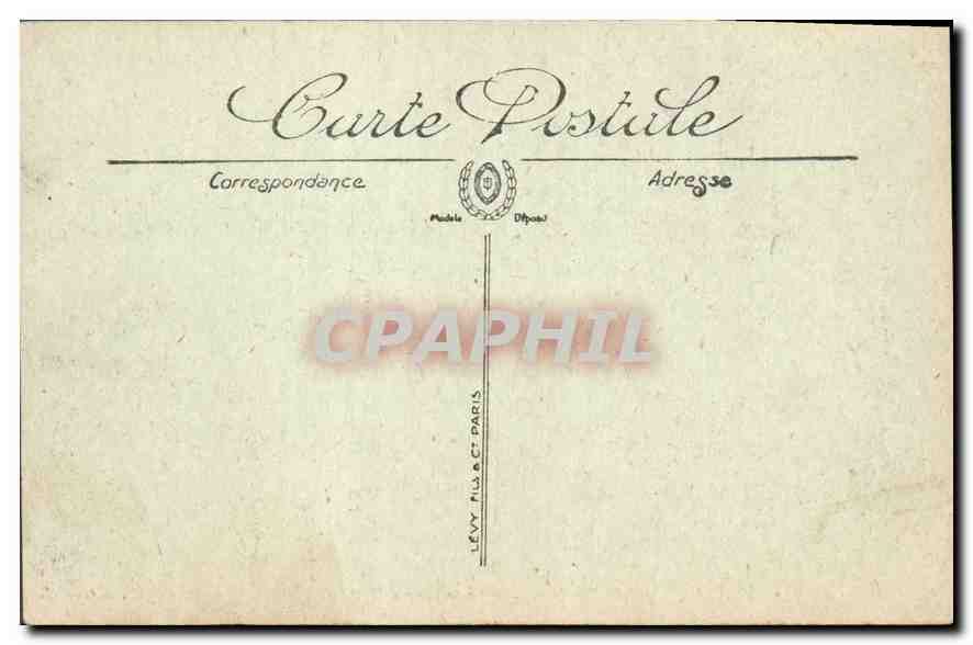 CPA Chateau de Versailles Une partie de la Cour d'Honneur  — Verso