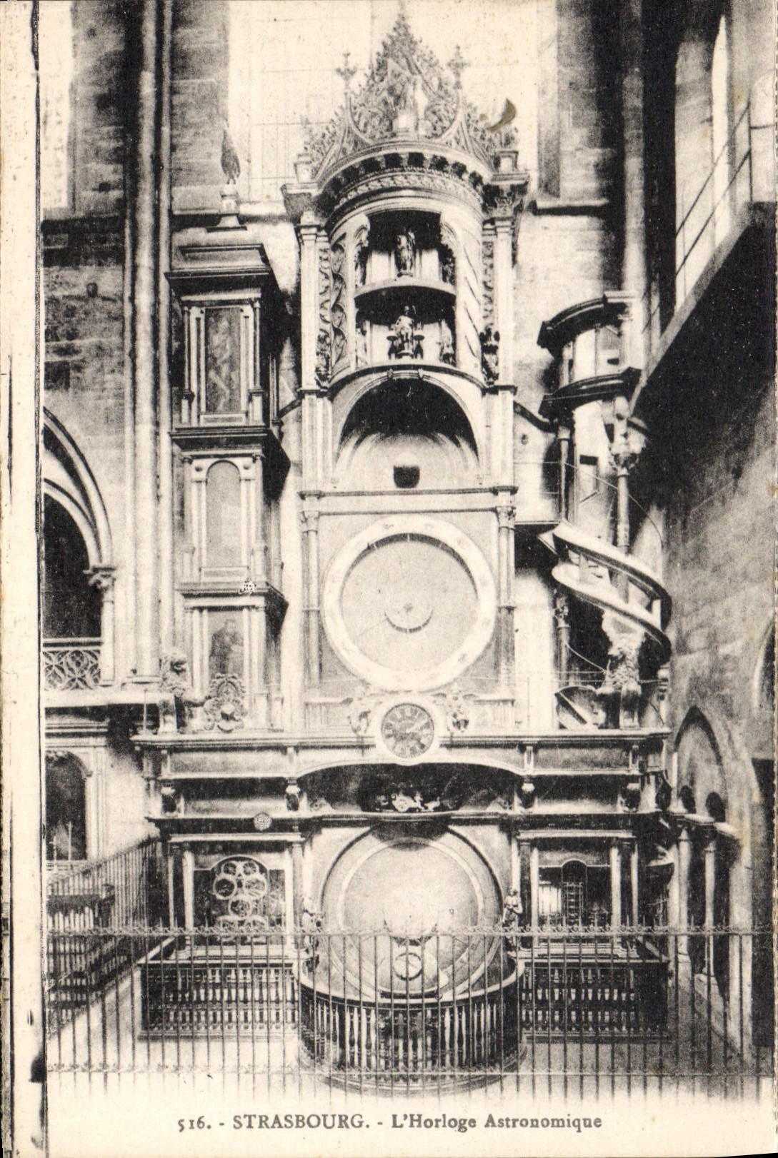 CPA Strasbourg L'Horloge Astronomique 