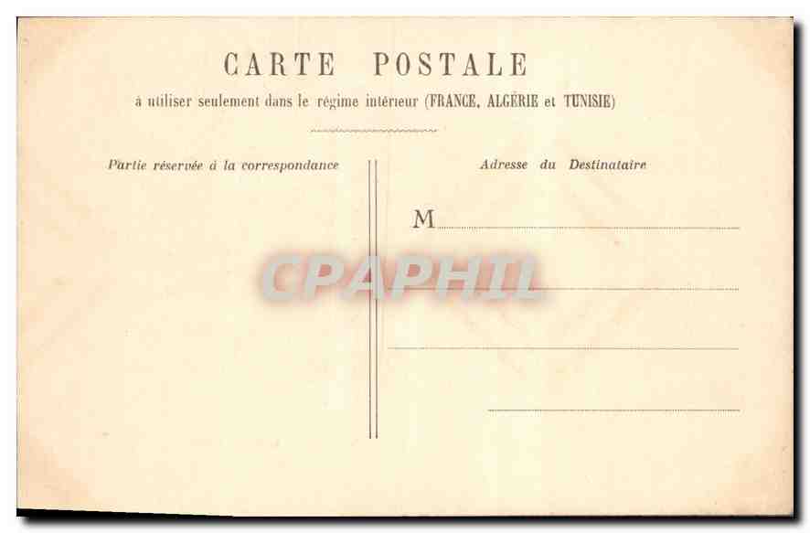 CPA Paris Pont de l'Alma Bateau — Verso