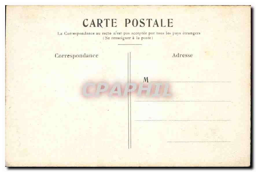 CPA Paris Le Palais de Justice et le Marche aux Fleurs  — Rückseite