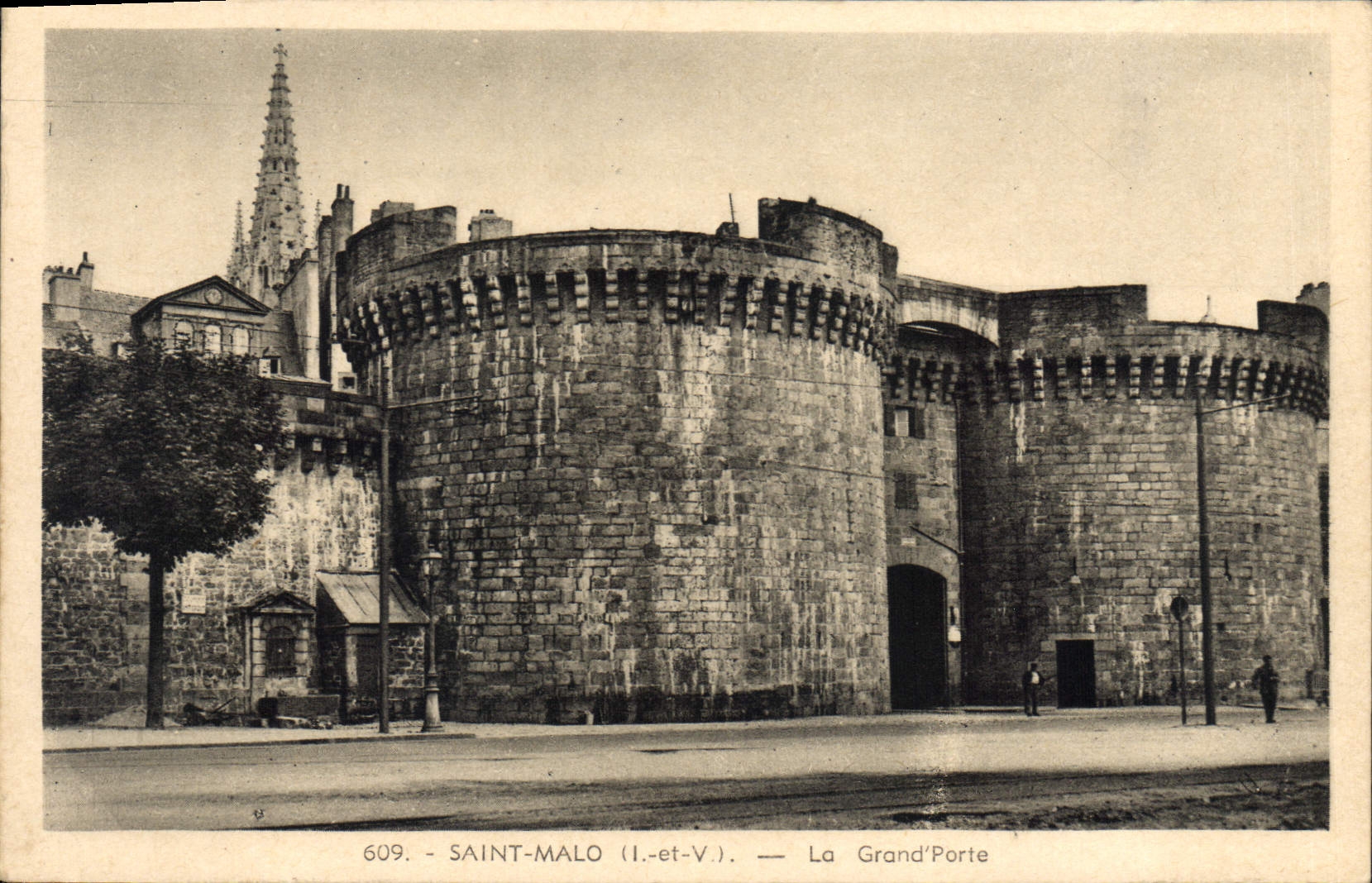 Saint-Malo (I.-et-V.) — La Grand'Porte — Édition La Cigogne, Rennes