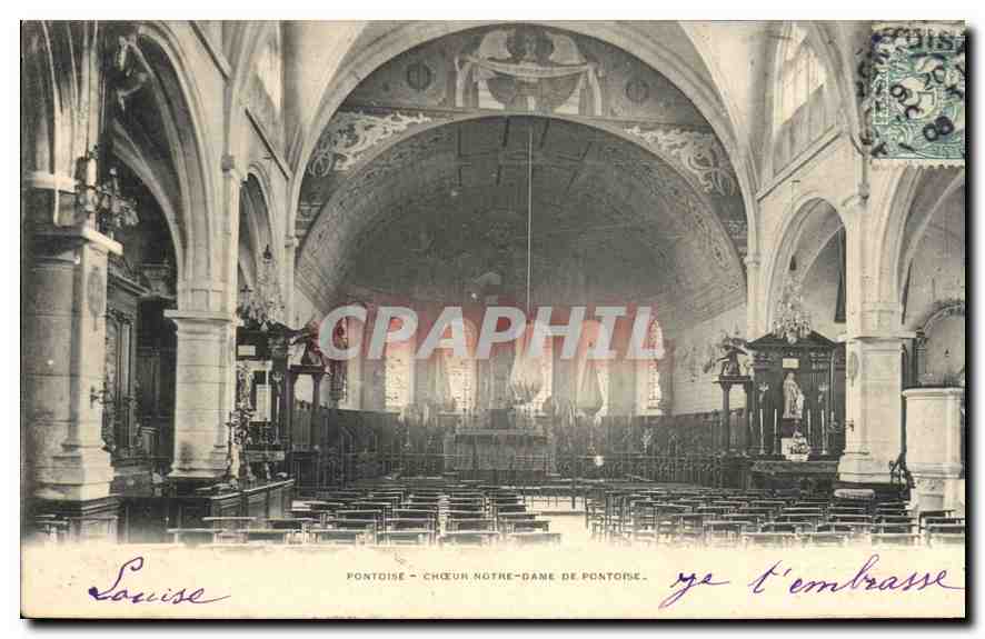 CPA Pontoise Choeur Notre Dame de Pontoise 
