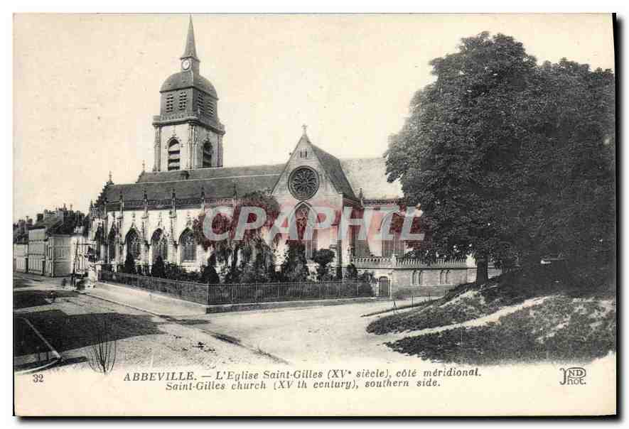 Abbeville — L'Église Saint-Gilles (XVe siècle), côté méridional — JSD Phot.