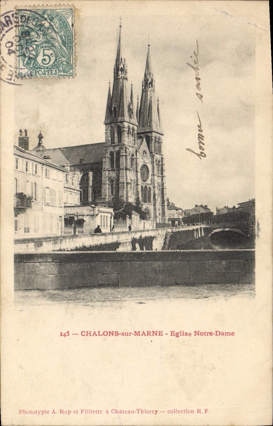 CPA Chalons sur Marne Eglise Notre Dame 