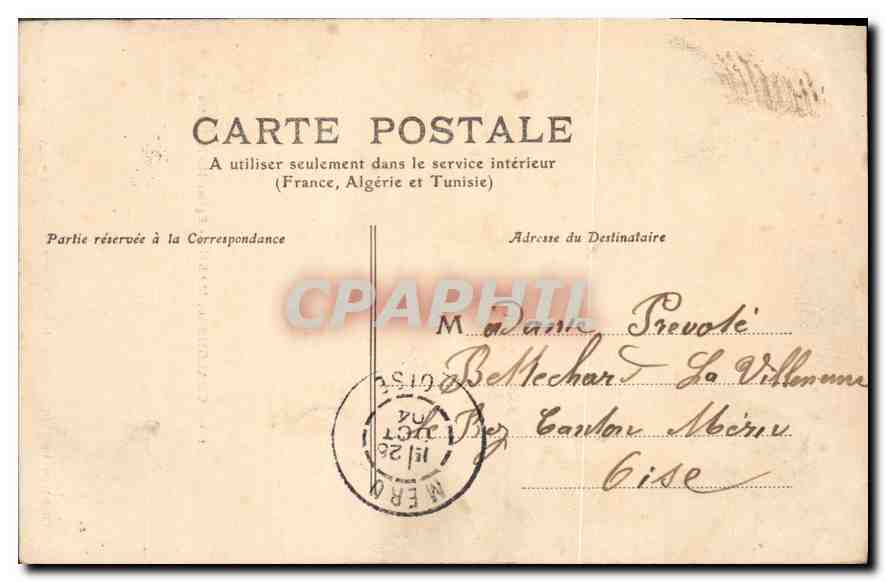 CPA Chalons sur Marne Eglise Notre Dame  — Verso