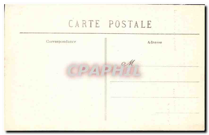 Cathédrale de Reims — Dégâts après le bombardement de 1914 — Cliché L. M. — Verso
