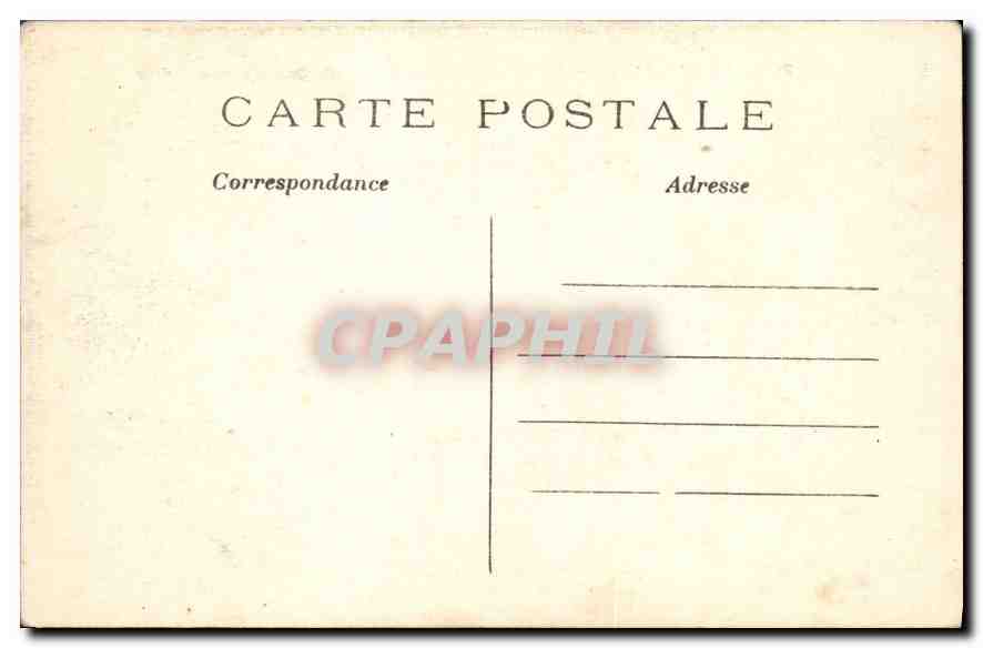 CPA Paris La Rue de Rivole le Jardin des Tuileries et le Louvre  — Rückseite