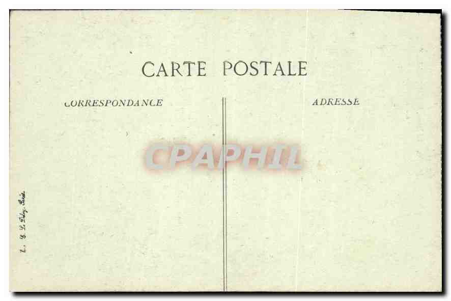 CPA Chateau de Chantilly La Chapelle  — Rückseite