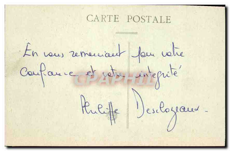 CPA Cannes Les les Ste Marguerite et St Honorat Vues de la Croix des Gardes  — Verso