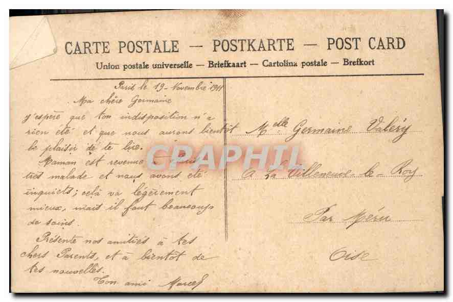 CPA Paris Val de Grace  — Rückseite
